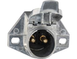 Buyers Products TC1002 2-Pin Metal Trailer Connector, Horizontal - Truck End - BUY TC1002