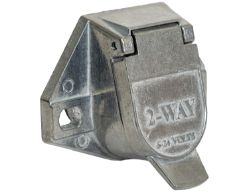 Buyers Products TC1002 2-Pin Metal Trailer Connector, Horizontal - Truck End - BUY TC1002