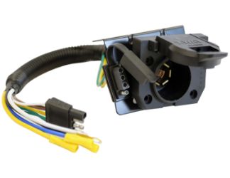 Buyers Products TC1474P Dual-Plug Plastic Truck End Trailer Connector 