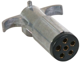 Buyers Products TC2006 6-Pin Round Metal Trailer End Connector 