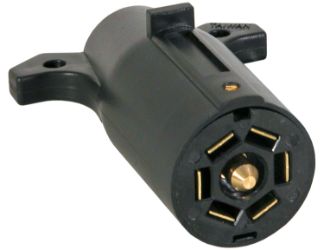 Buyers Products TC2007P 7-Pin Flat Plastic Trailer End Connector 