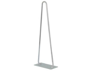 Buyers Products TCH10H Traffic Cone Holders - 18" - Horizontal Bracket Mount - Silver Powder Coat Finish 