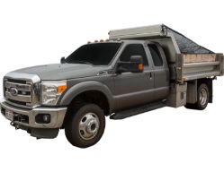 Buyers Products TDH7512 Pull-Style Tarp System with 7.5' x 12' Black Mesh Tarp, Aluminum Deflector and Housing - BUY TDH7512