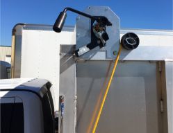 Buyers Products TDH7518 Pull-Style Tarp System with 7.5' x 18' Black Mesh Tarp, Aluminum Deflector and Housing - BUY TDH7518