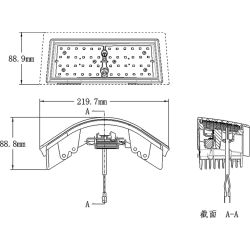 Stens TL8045 LED Amber Corner Lights - STE TL8045