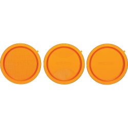 Stens TLM3-ALP 3 Mojave Amber Lens Pack w/ O-Ring / Works with TLM3 and TLM3-FM LED Light" - STE TLM3-ALP