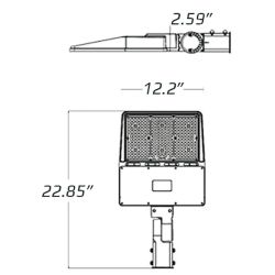 Stens TLSL-150W 150W LED Street Light - STE TLSL-150W