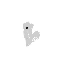 Toro 112-6443 8" Left Hand HOC Plate Assembly 