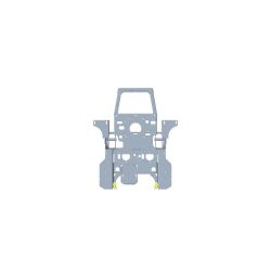 Toro 114-1208 Z400 Main Frame Assembly - TOR 114-1208