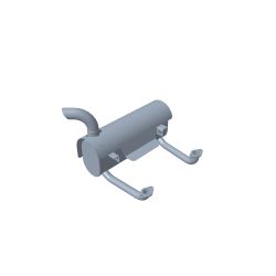 Toro 117-0430 Engine Muffler - TOR 117-0430