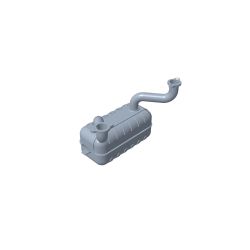 Toro 117-7256 Kawasaki Muffler 