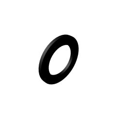 Toro 121-6840 Rubber Washer - TOR 121-6840