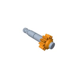 Toro 125-5508 Lower Steering Shaft Assembly 