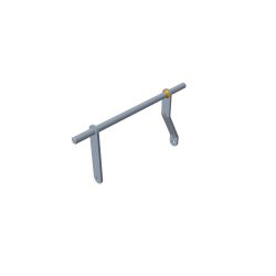 Toro 127-0134 Wide Right Hand Bellcrank 