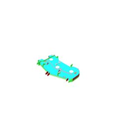 Toro 127-3356 60" Deck Assembly 