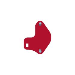 Toro 127-6765 Right Hand Plate Assembly w/ Studs - TOR 127-6765