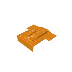 Toro 132-9345-05 Front Steer Pan 