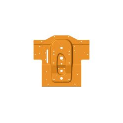 Toro 132-9345-05 Front Steer Pan - TOR 132-9345-05