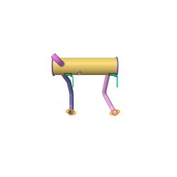 Toro 133-4634 Kohler Muffler - TOR 133-4634