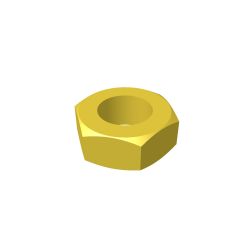 Toro 139-2581 Hex Jam Nut - TOR 139-2581