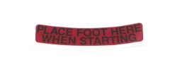 Toro 46-7370 Step Pad Decal - TOR 46-7370