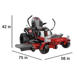Toro 75750 23hp 726cc V-Twin Zero-Turn Lawn Mower w/ 50" IronForged Fabricated Deck - TOR 75750