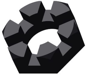 Toro 99-4508 Castle Nut 