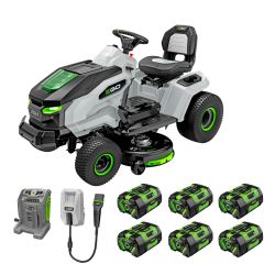 EGO TR4204 EGO Power+ TR4204 42 inch 56-Volt Lithium-ion Battery Riding Lawn Tractor with (6) 6Ah Batteries and Charger Included EGO Battery Riding Lawn Tractor 42 inch TR4204