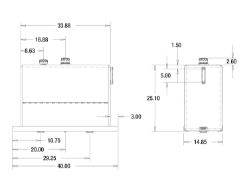Buyers Products UR50A 50 Gallon Upright Aluminum Reservoir - BUY UR50A
