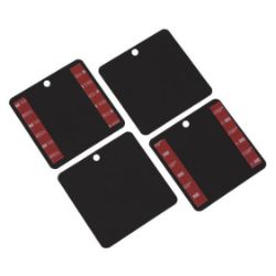 Buyers Products 8895404 Self Adhesive Magnetic Mount Pad for Aluminum Cabs - 4 Pack - BUY 8895404