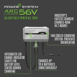 EGO CHV1600 Zero Turn Riding Mower 56V 1600W Charger - EGO CHV1600