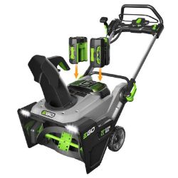 EGO SNT2102 21" 56V Electric Snowblower Kit w/ (2) 5.0Ah Batteries & 550W Rapid Charger 