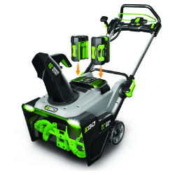 EGO SNT2112 21" 56V POWER+ Single Stage Snow Blower w/ (2) 5Ah Batteries & 560W Charger - EGO SNT2112