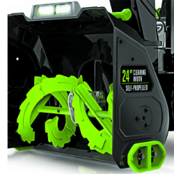 EGO SNT2406-4 56V 24" POWER+ Two-Stage Self-Propelled Cordless Snowblower w/ (4) 10Ah Batteries & (2) 700W Chargers - EGO SNT2406-4