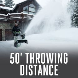 EGO SNT2406-4 56V 24" POWER+ Two-Stage Self-Propelled Cordless Snowblower w/ (4) 10Ah Batteries & (2) 700W Chargers - EGO SNT2406-4
