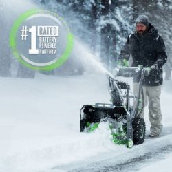 EGO SNT2406-4 56V 24" POWER+ Two-Stage Self-Propelled Cordless Snowblower w/ (4) 10Ah Batteries & (2) 700W Chargers - EGO SNT2406-4