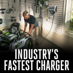 EGO ZT5207L EGO 52" 25hp Power+ Z6 Zero Turn Riding Mower w/ Lap Bar, (6) 12Ah Batteries & 1600W Charger - EGO ZT5207L