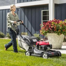 Honda HRX217K6VLA 21" Walk Behind Self-Propelled Lawn Mower w/ GCV200 Engine & Electric/Recoil Start - HON HRX217K6VLA