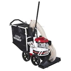 Little Wonder 5511-02-01 Pro Vac SI 187cc 5.1hp Gas Walk Behind Leaf & Debris Vacuum Shredder w/ Honda GSV190 Engine - LW 5511-02-01