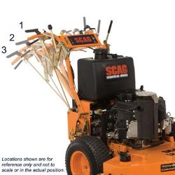Scag SWZL-52V-22FSE 52" Electric Start Hydro-Drive Walk Behind Zero-Turn Lawn Mower w/ 22 hp Kawasaki 651FSE Engine & Velocity Deck - SCA SWZL-52V-22FSE