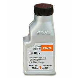 STIHL 0781 313 8004 2.6 oz. HP Ultra Fully Synthetic Two-Cycle Engine Oil - 1 Gallon Mix 