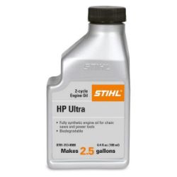 STIHL 0781 313 8010 6.4 oz. HP Ultra Fully Synthetic Two-Cycle Engine Oil - 2.5 Gallon Mix 