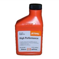STIHL 0781 319 8009 6.4 oz. High-Performance Two-Cycle Engine Oil - 2.5 Gallon Mix 