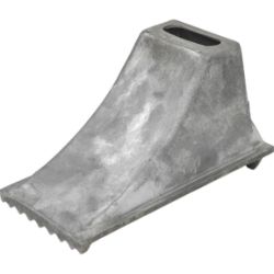 Buyers Products WC1267 Aluminum Wheel Chock - 6-1/4" x 12-1/4" x 7" 