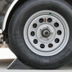Buyers Products WC1467A Rubber Wheel Chock - 5" x 6" x 5" - BUY WC1467A