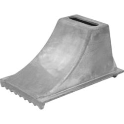 Buyers Products WC1588 Aluminum Wheel Chock - 8-1/2" x 15" x 8-1/4" 