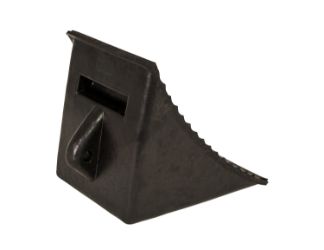 Buyers Products WC2556A Heavy-Duty Rubber Wheel Chock - 7" x 10.25" x 8.13" 