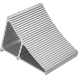 Buyers Products WC6096A Extruded Aluminum Wheel Chock - 6" x 8.75" x 5.86" - BUY WC6096A