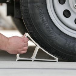 Buyers Products WC6096A Extruded Aluminum Wheel Chock - 6" x 8.75" x 5.86" - BUY WC6096A