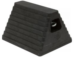 Buyers Products WC6810L Rubber Wheel Chock with Chain Eye - 10" x 8" x 6" - BUY WC6810L